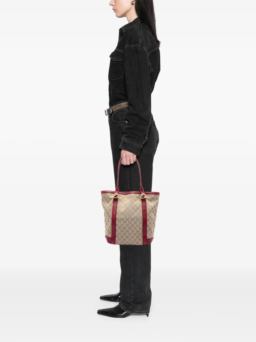 Gucci Pre-Owned 2016-2025 GGキャンバス ツインズ ハンドバッグ