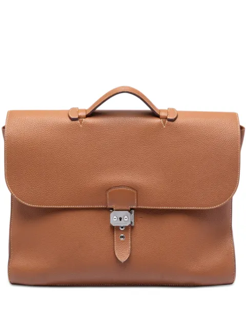 Hermès Pre-Owned 2015 Togo Sac a Depeches 41 business bag