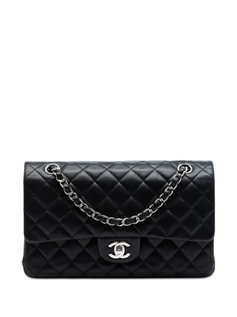 CHANEL Pre-Owned 2009-2010 Medium Classic Lambskin Double Flap shoulder bag