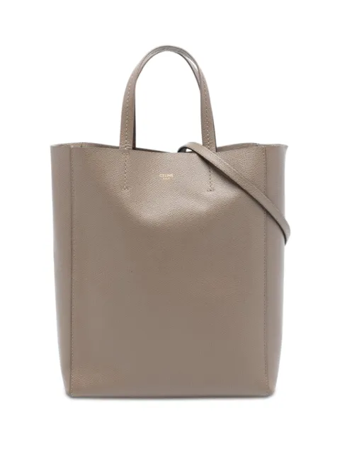Celine Pre-Owned 2019 スモール グレインカーフ バーティカル カバ サッチェルバッグ