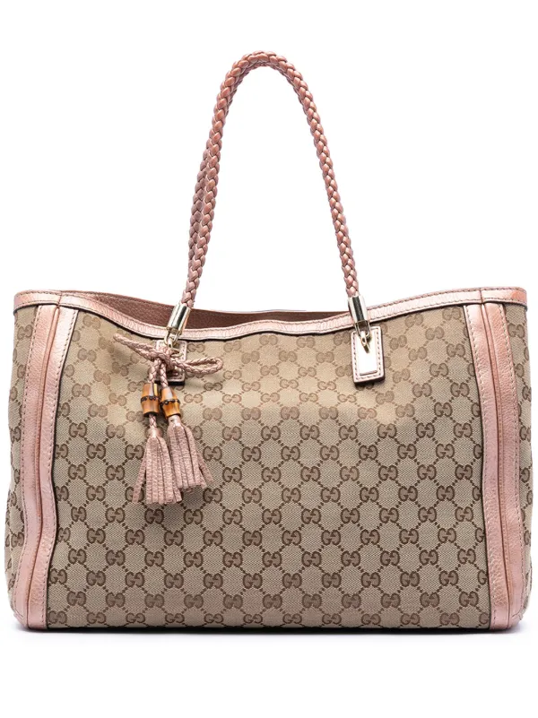 Gucci Pre-Owned 2016-2026 ミディアム GGキャンバス ベラ トート
