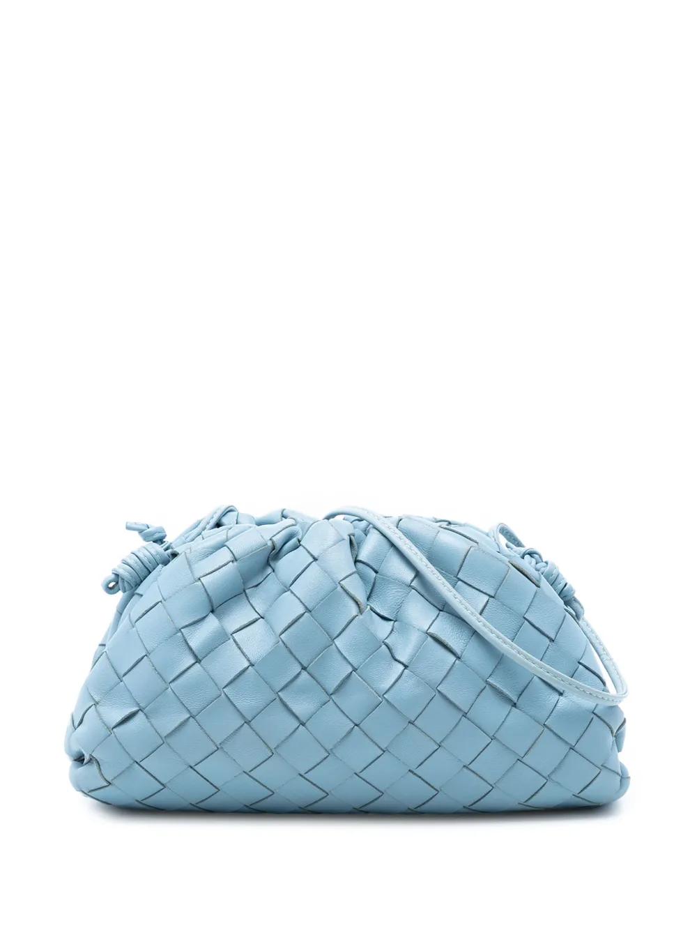Bottega Veneta Pre-Owned 2012-2025 Nappa Intrecciato The Mini Pouch crossbody bag - Blu