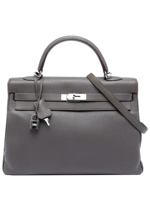 Hermès Pre-Owned 2012 Clemence Kelly II Retourne Satchel-Tasche 35cm