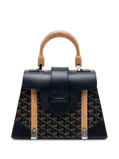 Goyard Pre-Owned 2019 Goyardine Saigon Structured PM satchel