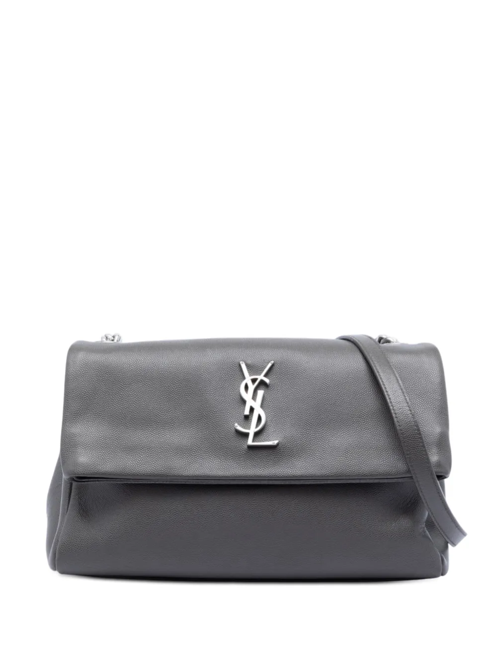 Saint Laurent Pre-Owned 2017 Medium Grain De Poudre West Hollywood crossbody bag - Grey