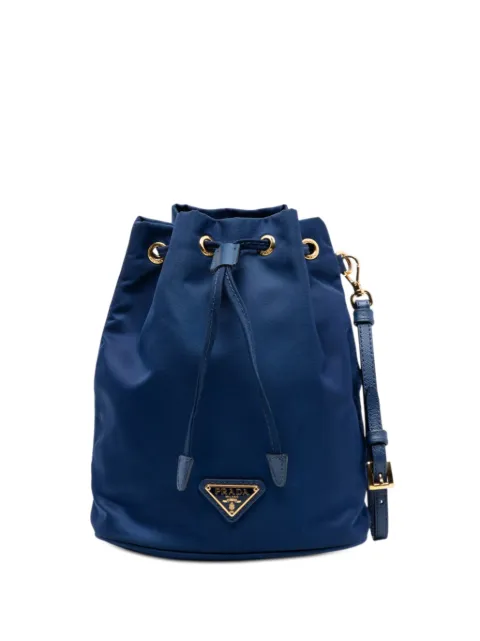 Prada Pre-Owned Pouch Re Nylon con coulisse 2019-2026