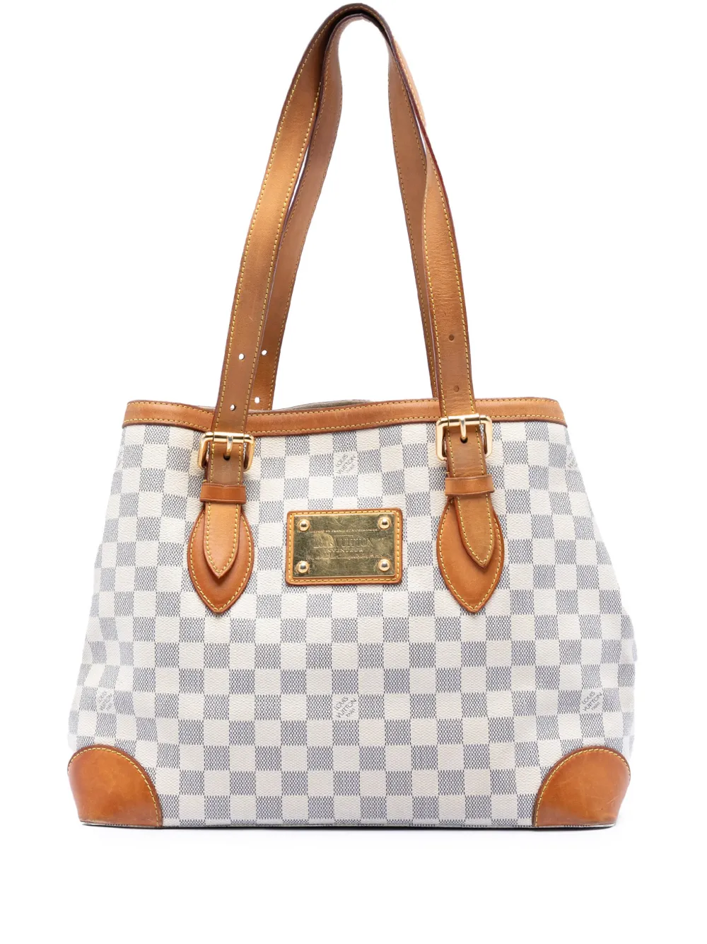 Louis Vuitton Pre-Owned 2008 Damier Azur Hampstead MM tote bag - Weiß