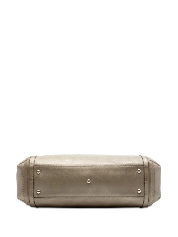 Gucci Pre-Owned 2016-2025 ラージ レザー ベラ トート サッチェル 