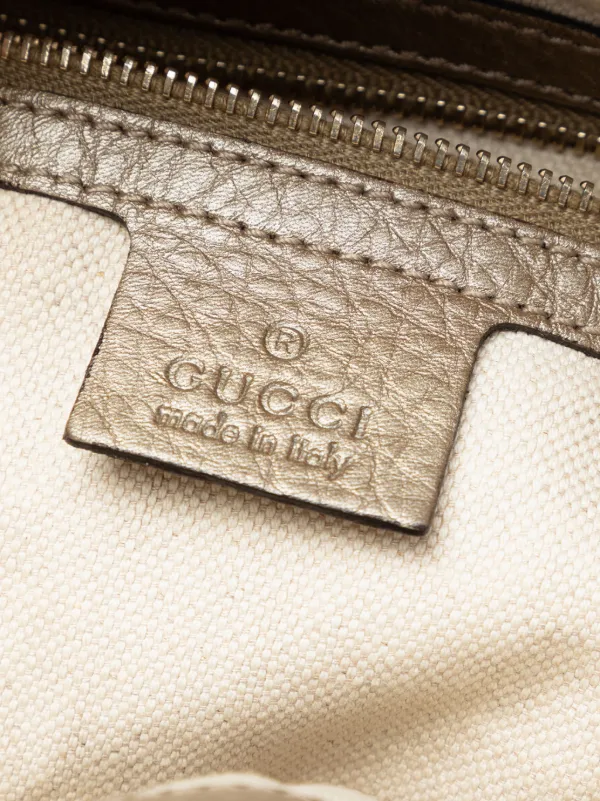 Gucci Pre-Owned 2016-2025 ラージ レザー ベラ トート サッチェル 
