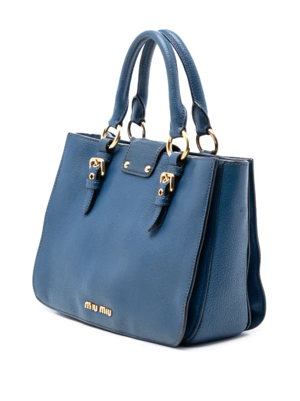 Miu Miu Pre-Owned 2010-2026 ゴートスキン マドラス サッチェルバッグ