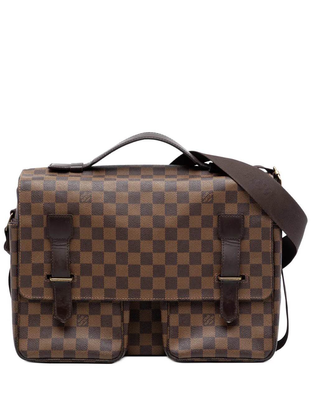Louis Vuitton Pre-Owned 2000-2025 Damier Ebene Broadway satchel - Marrone