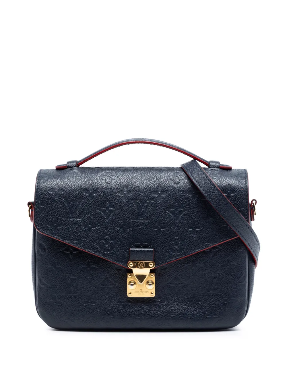 Louis Vuitton Pre-Owned 2017 Monogram Empreinte Pochette Metis satchel - Blu