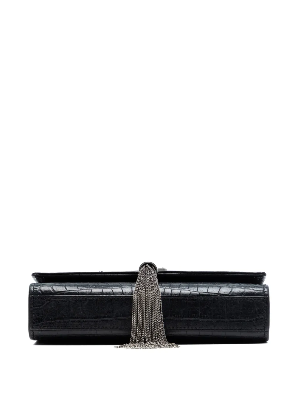 Saint Laurent Pre-Owned 2018 クロコエンボス レザー モノグラム