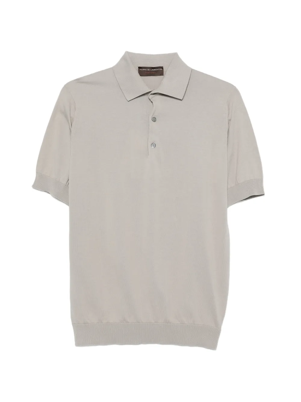 Filippo De Laurentiis short-sleeve polo shirt - Grigio