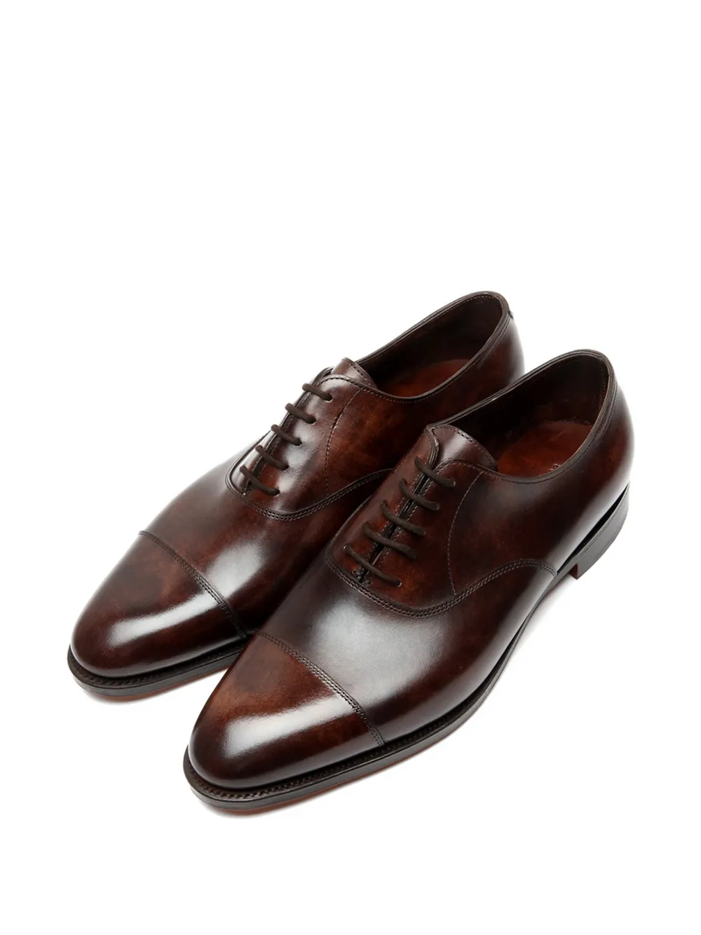 John Lobb City II Oxford schoenen met ronde neus Bruin