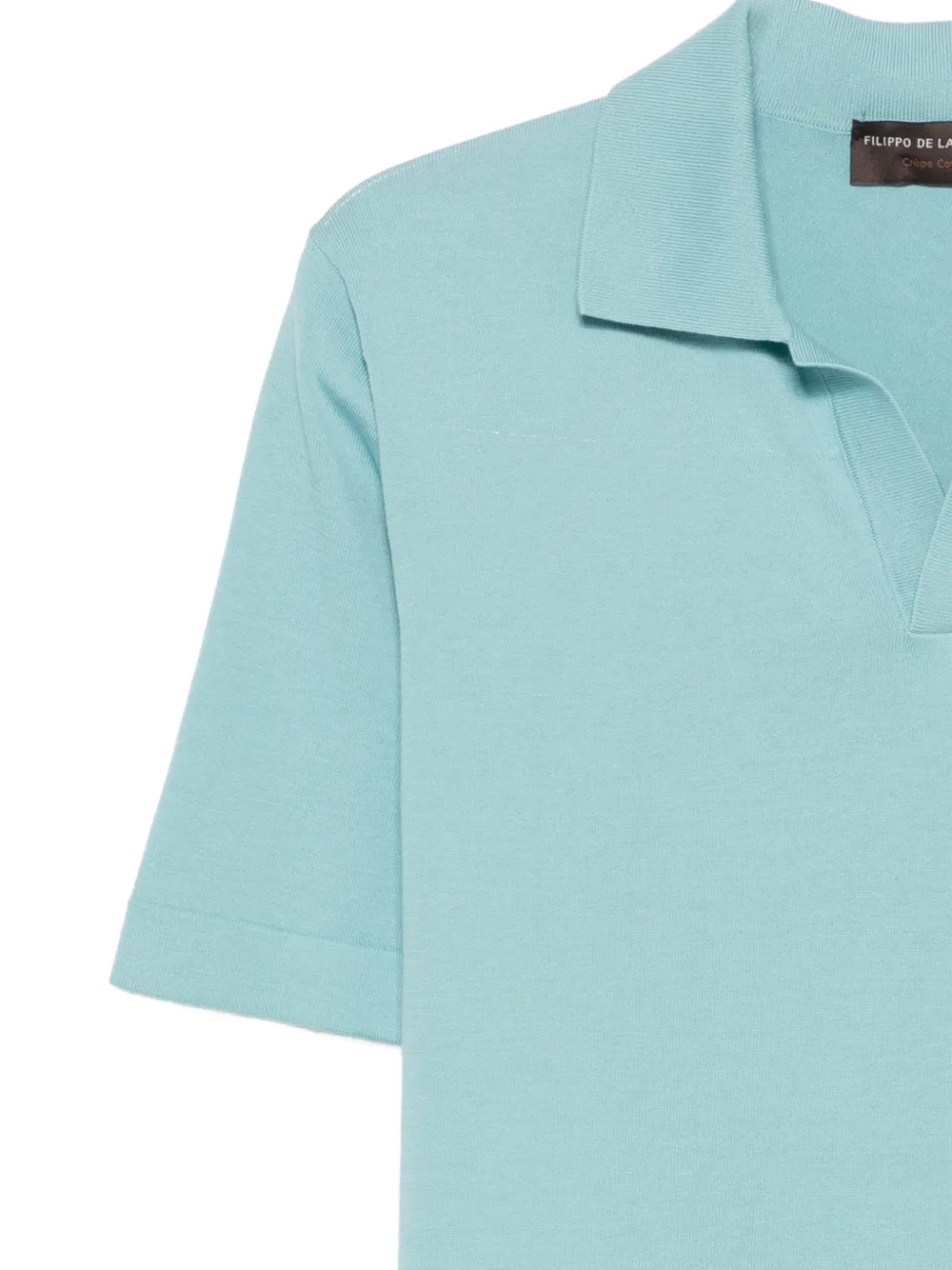 Filippo De Laurentiis T-shirt met ronde hals Blauw