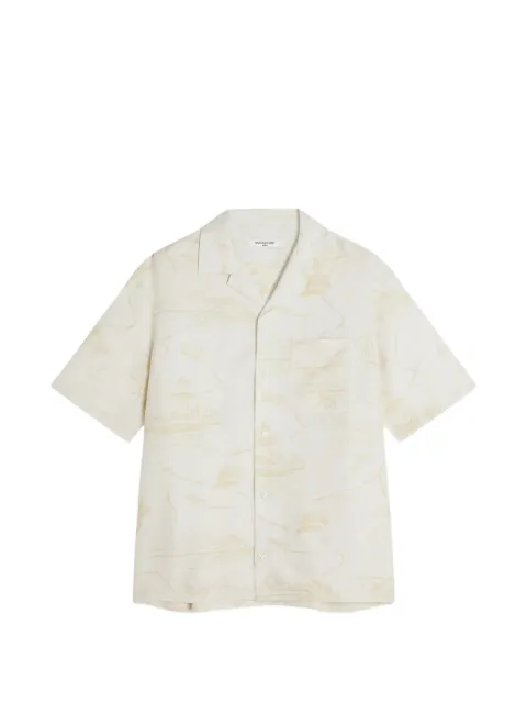 Maison Kitsuné parisian map resort shirt