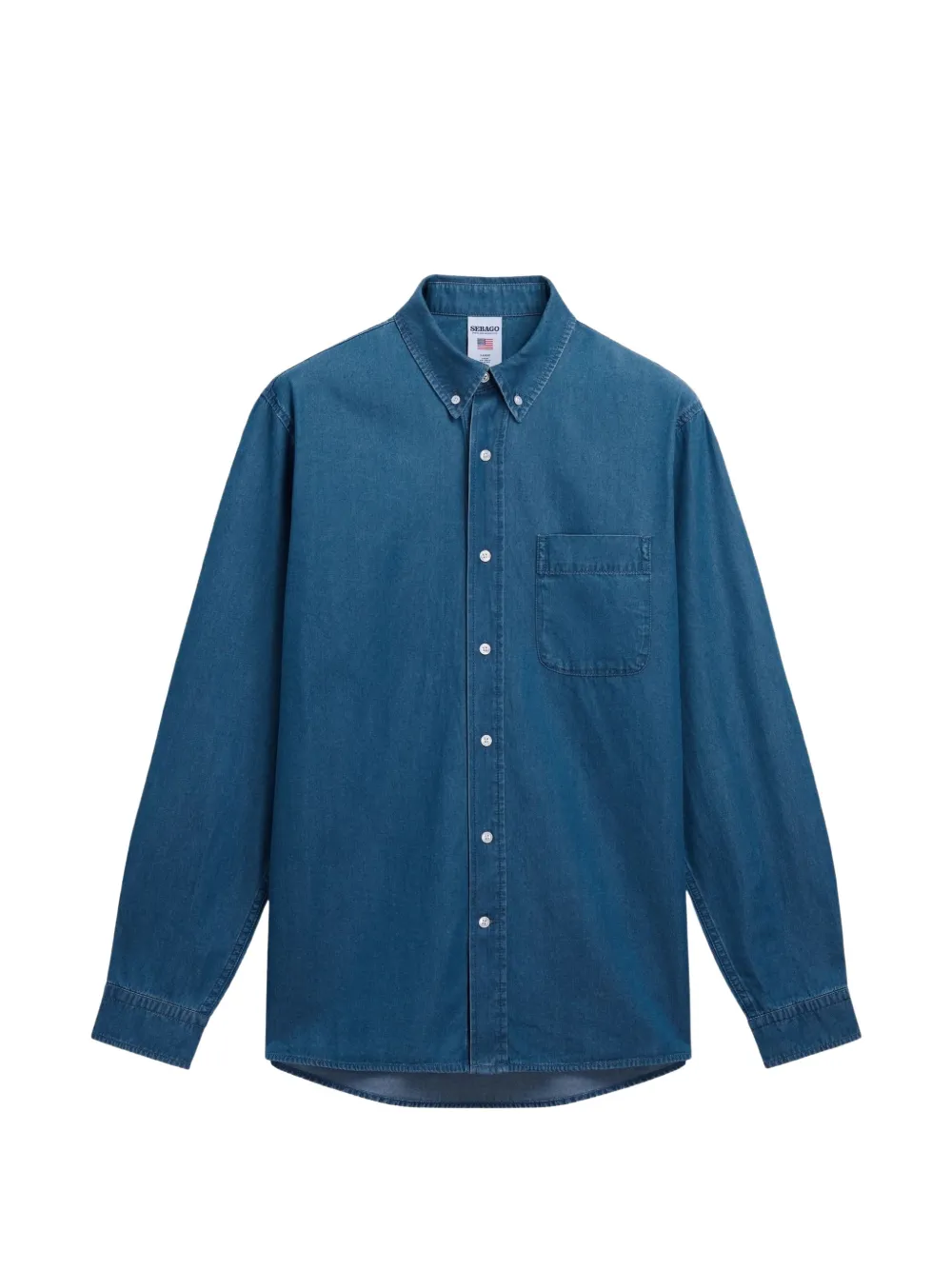 Sebago Benjamin buttoned pocket shirt - Blu