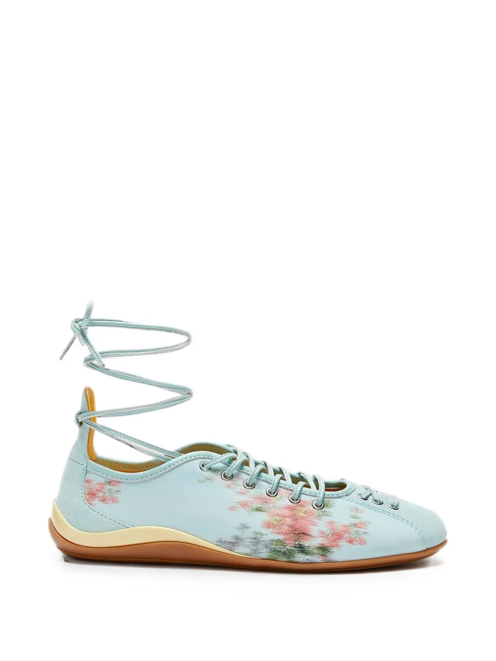 LILI CURIA Isolde Sneakers mit Blumenprint - Blau