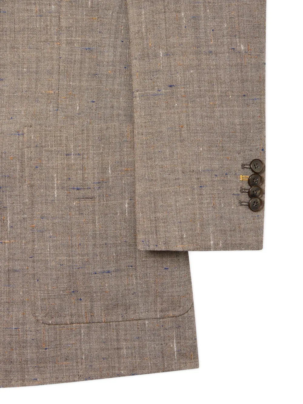 Paul Smith Notch Lapel Blazer In Brown