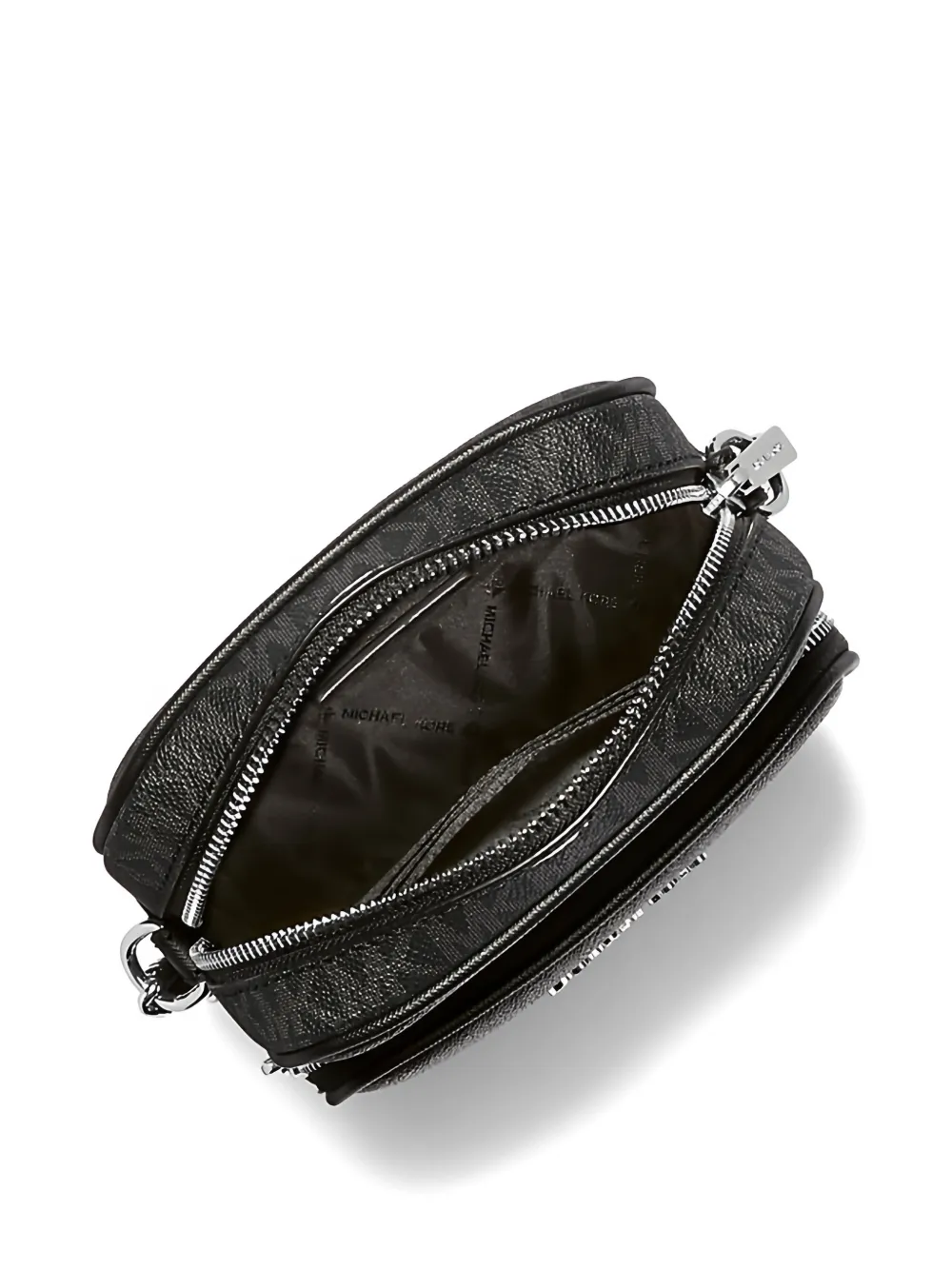 Michael Kors Medium Jet Set Travel crossbodytas met patroon Zwart