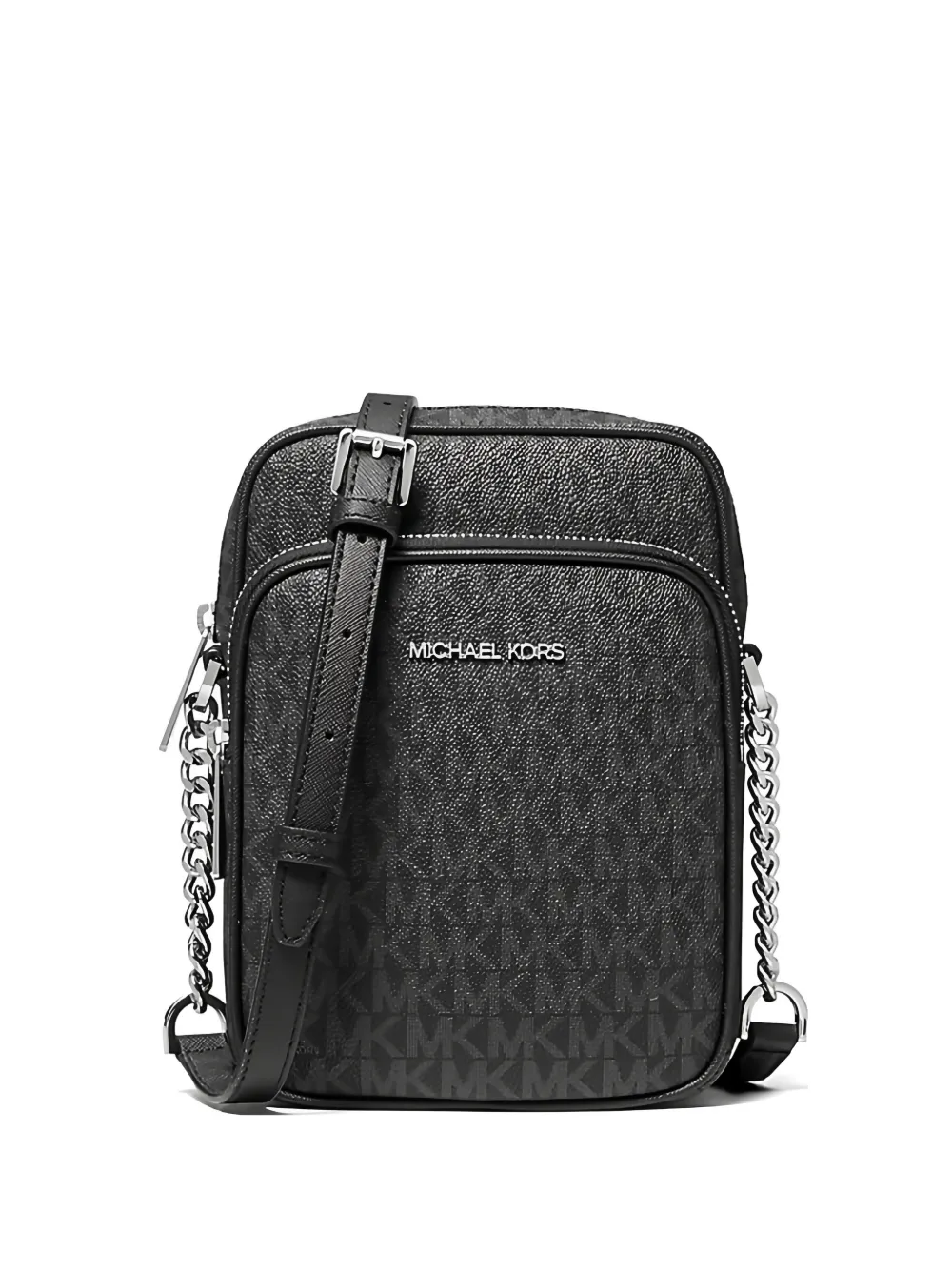 Michael Kors medium Jet Set Travel patterned cross body bag - Nero