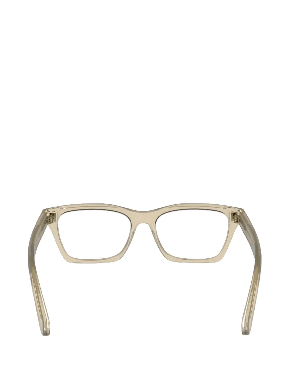 Ferragamo Bril met vierkant montuur Beige