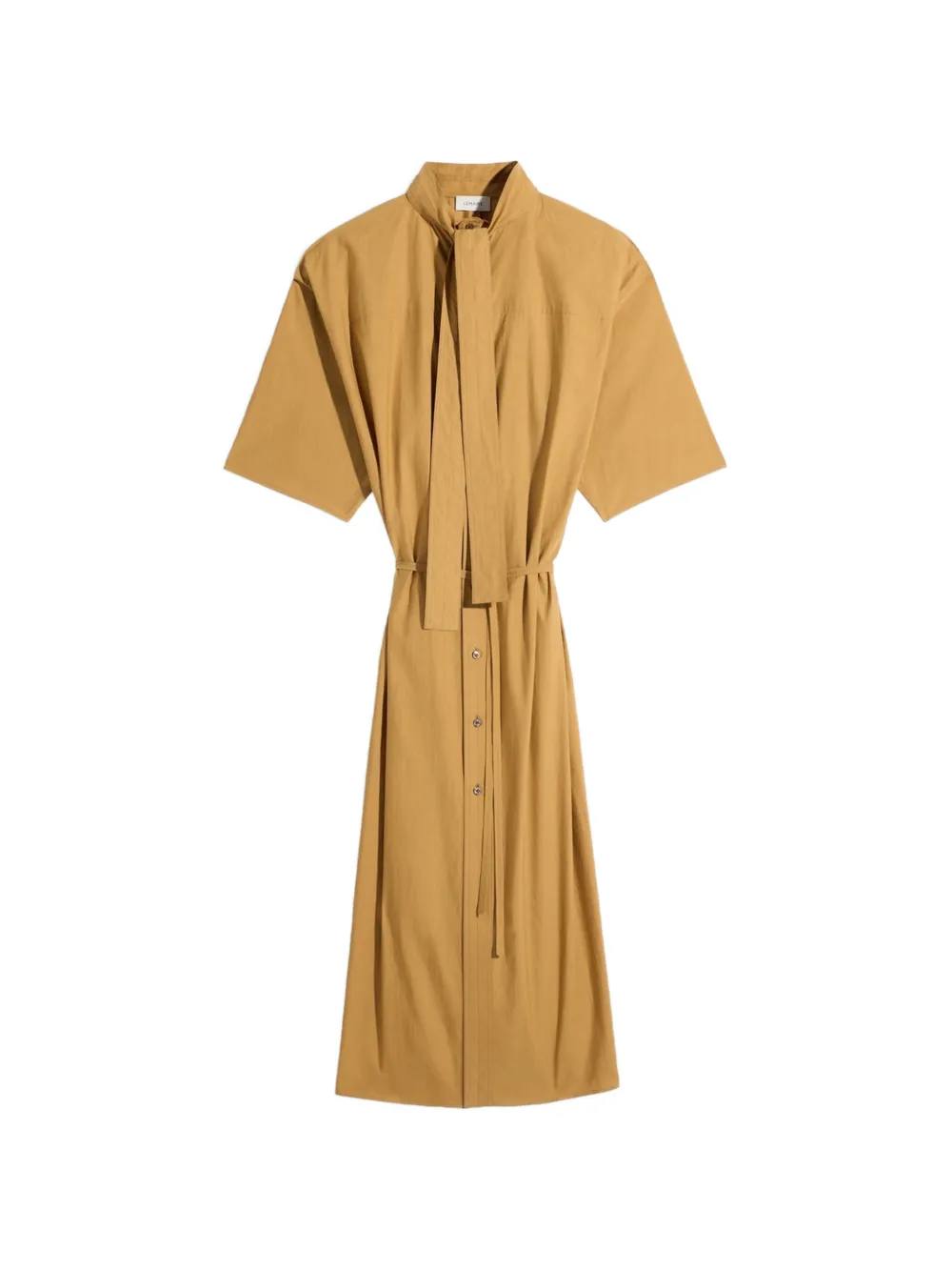 LEMAIRE tie detail button dress - Toni neutri