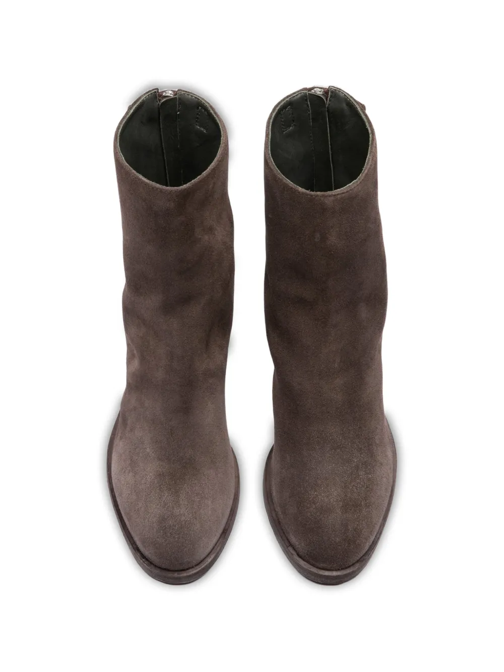 Officine Creative Laarzen met puntige neus Bruin