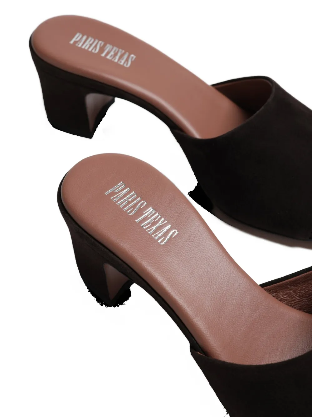 Paris Texas Ava block-heel mules Bruin
