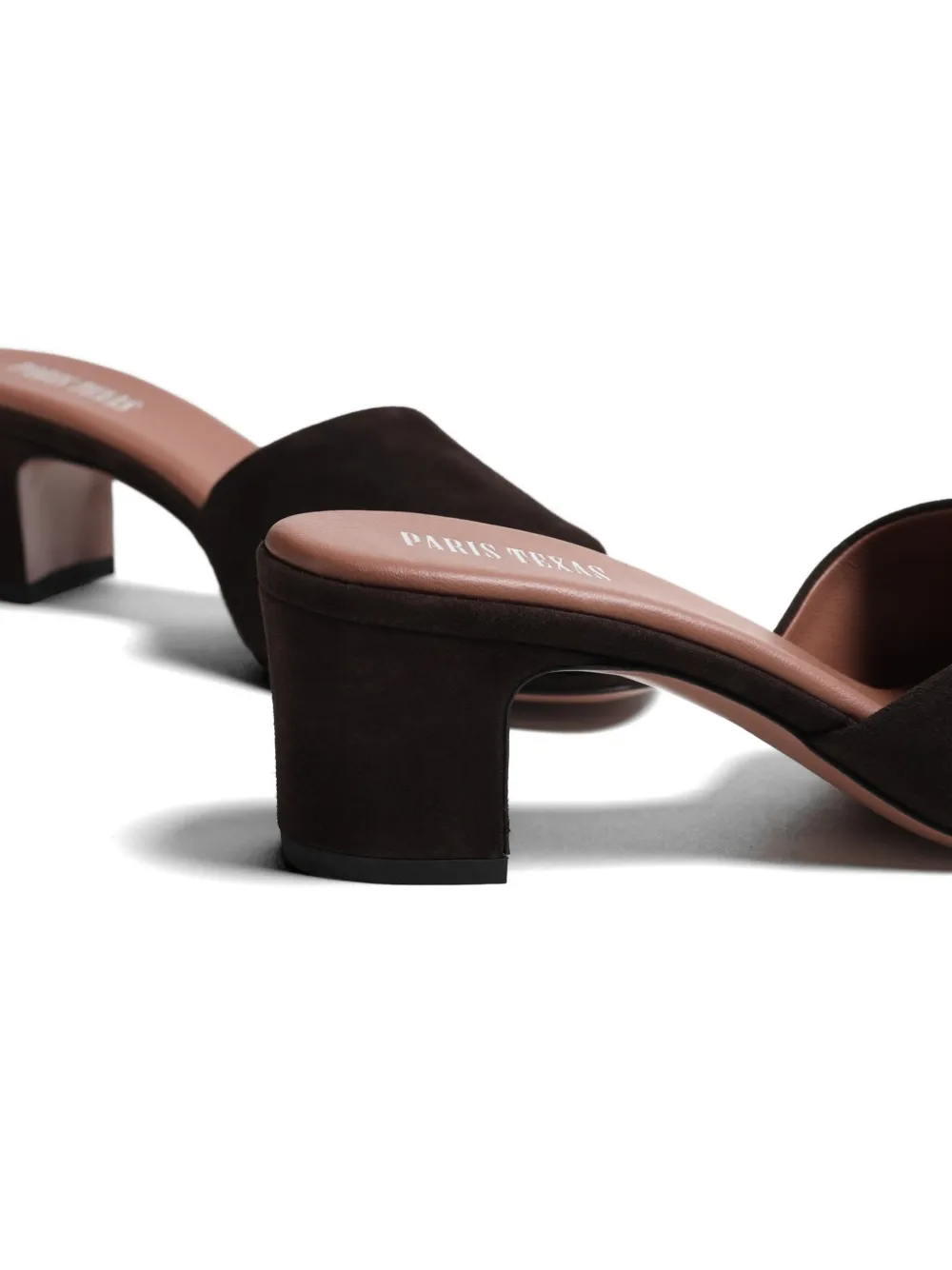 Paris Texas Ava block-heel mules Bruin