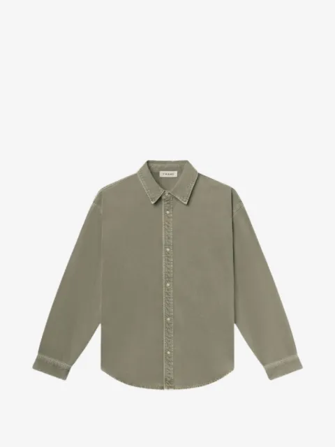 FRAME relaxed-fit long-sleeve overshirt