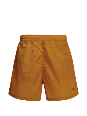 Stone Island patch-pocket Nylon Swim Shorts | Orange | FARFETCH