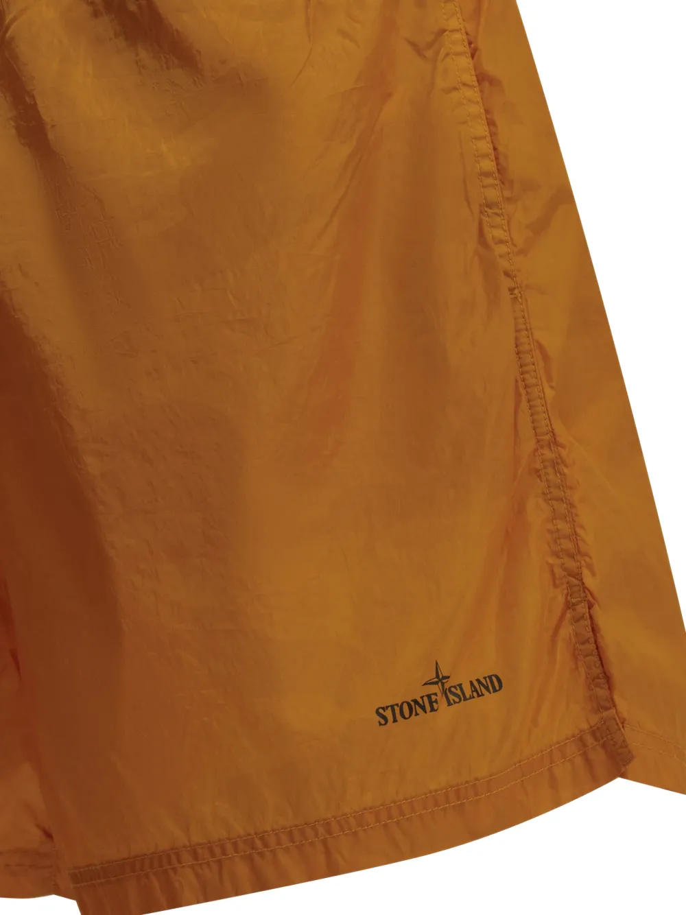 Stone Island Strandshorts met logo Oranje