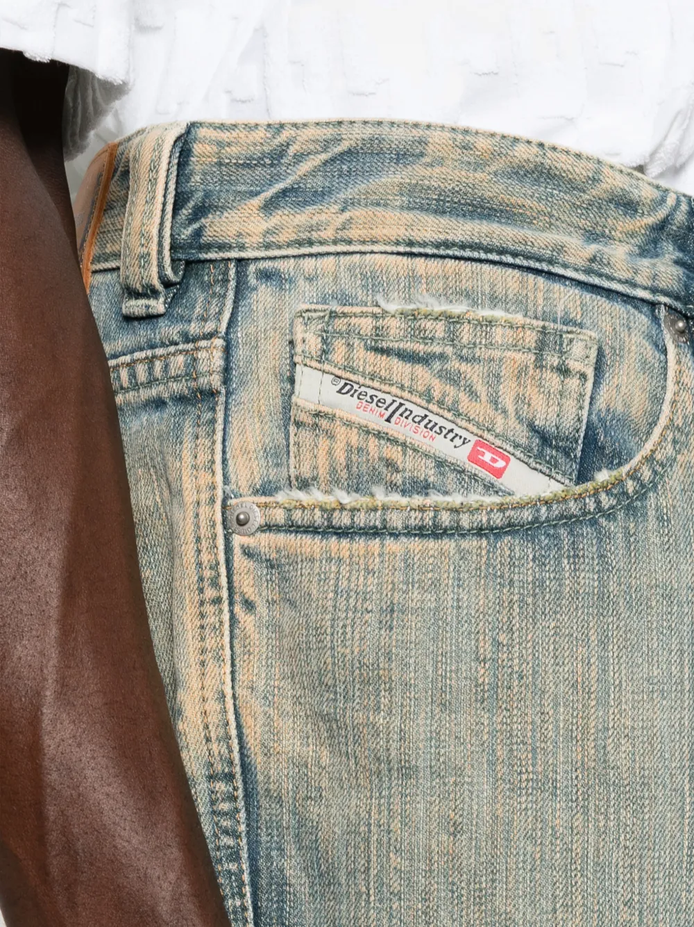 Diesel Jeans met vervaagd-effect Blauw