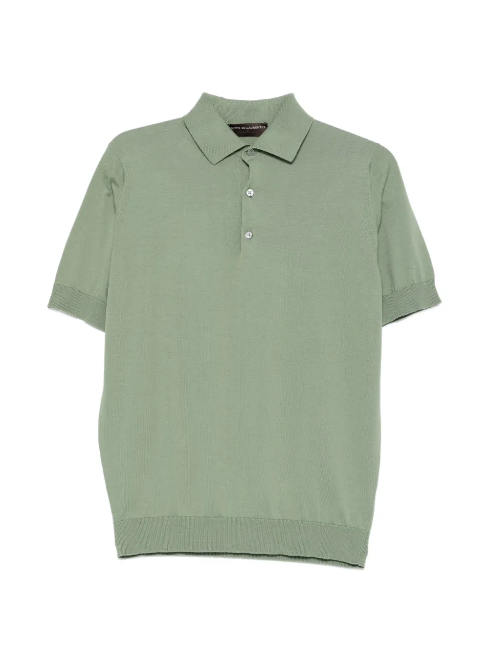 Filippo De Laurentiis short-sleeved knitted polo shirt - Grün