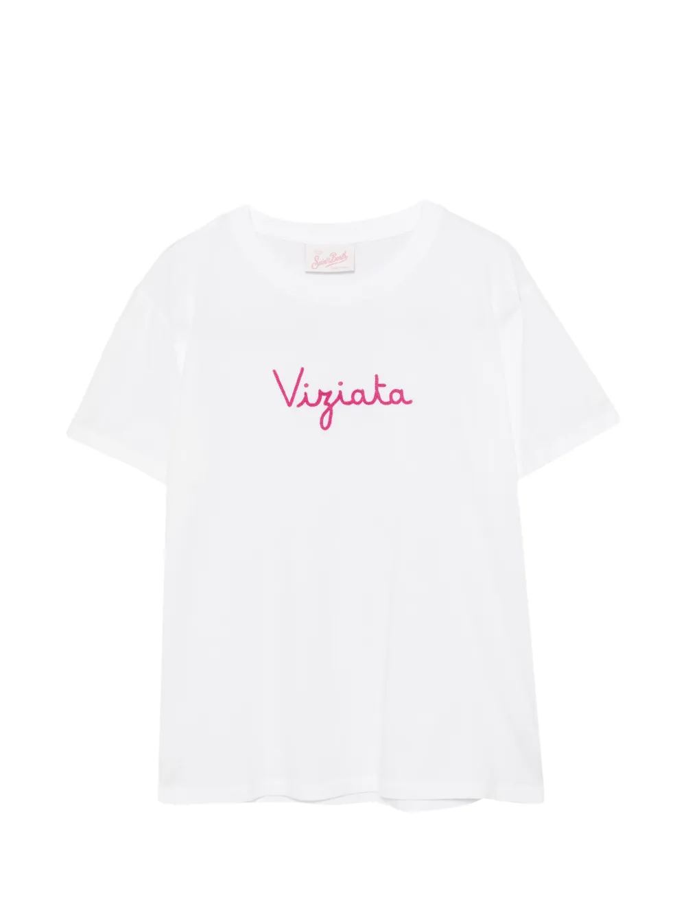 MC2 Saint Barth Emilie embroidered cotton T-shirt · M