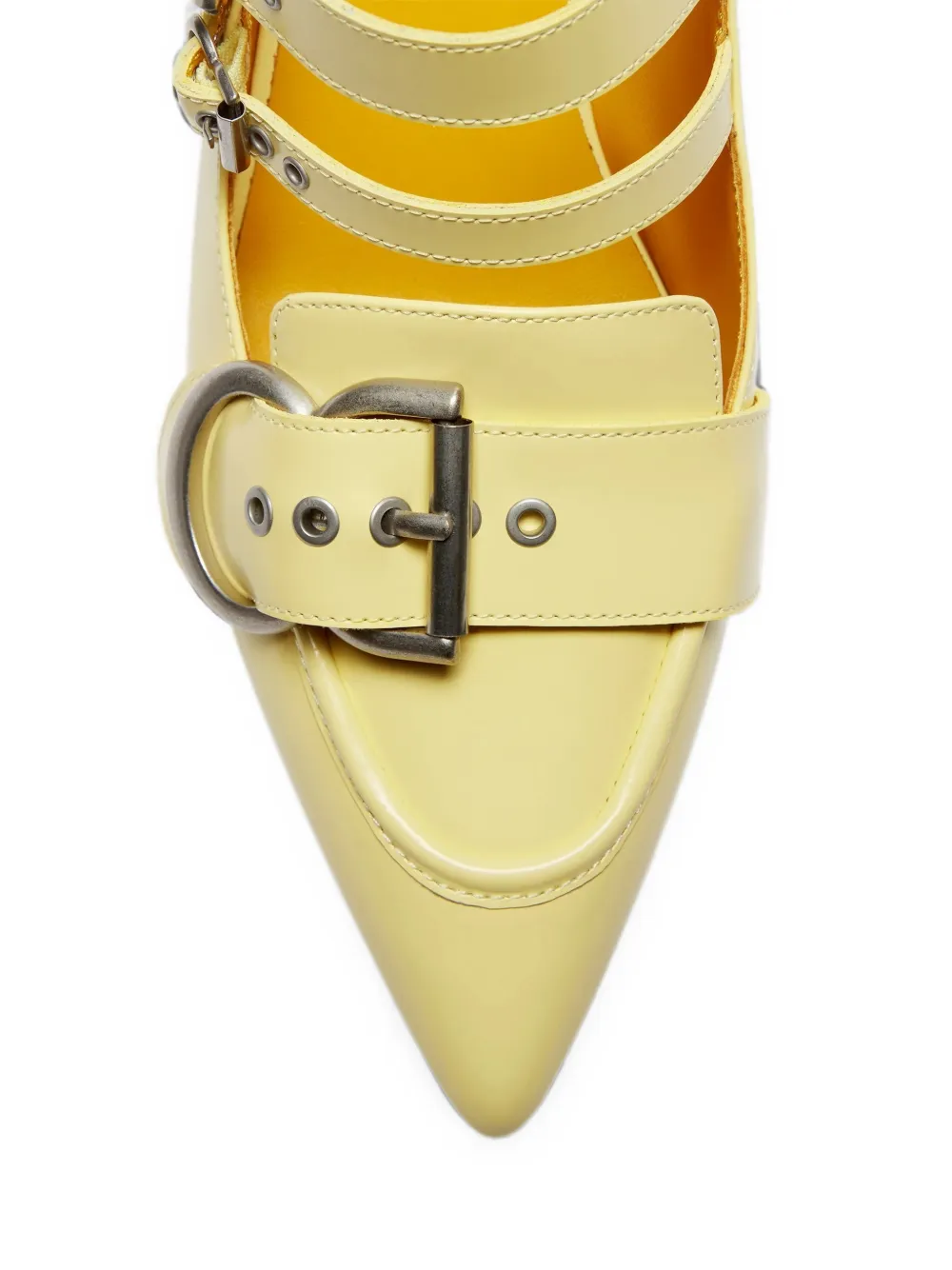 LILI CURIA Astrid buckle-strap mules Geel