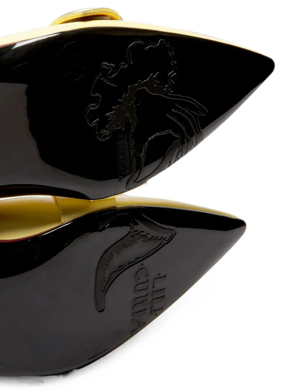 LILI CURIA Astrid buckle-strap mules Geel