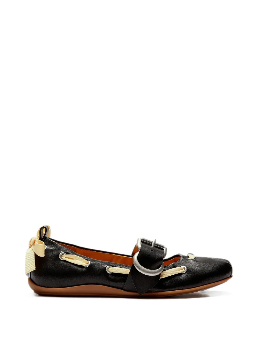 LILI CURIA Ballerine Sylvie con fibbia - Nero