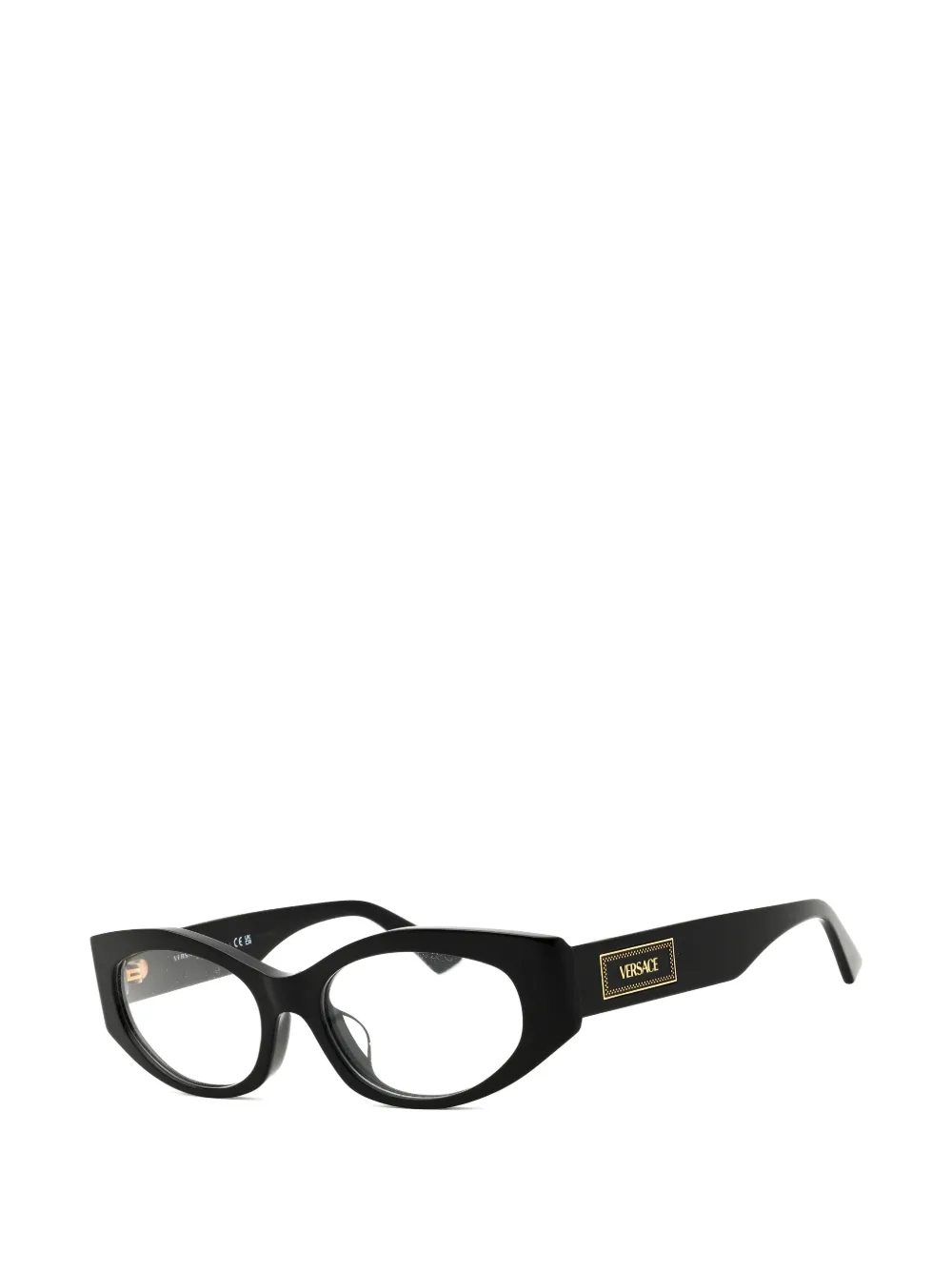 Versace Bril met ovaal montuur Zwart
