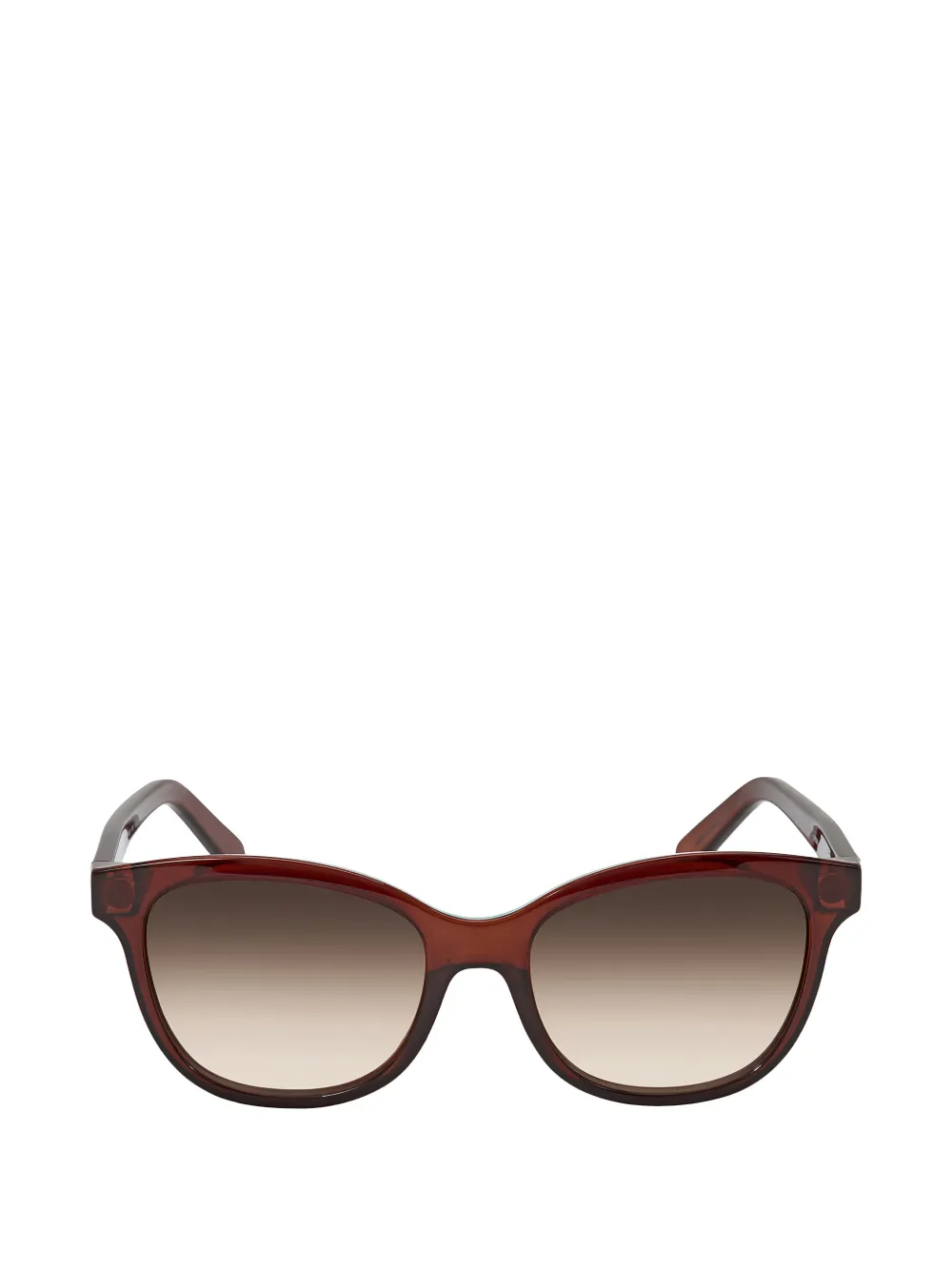 Ferragamo Cat-eye Full-rim Sunglasses In Brown