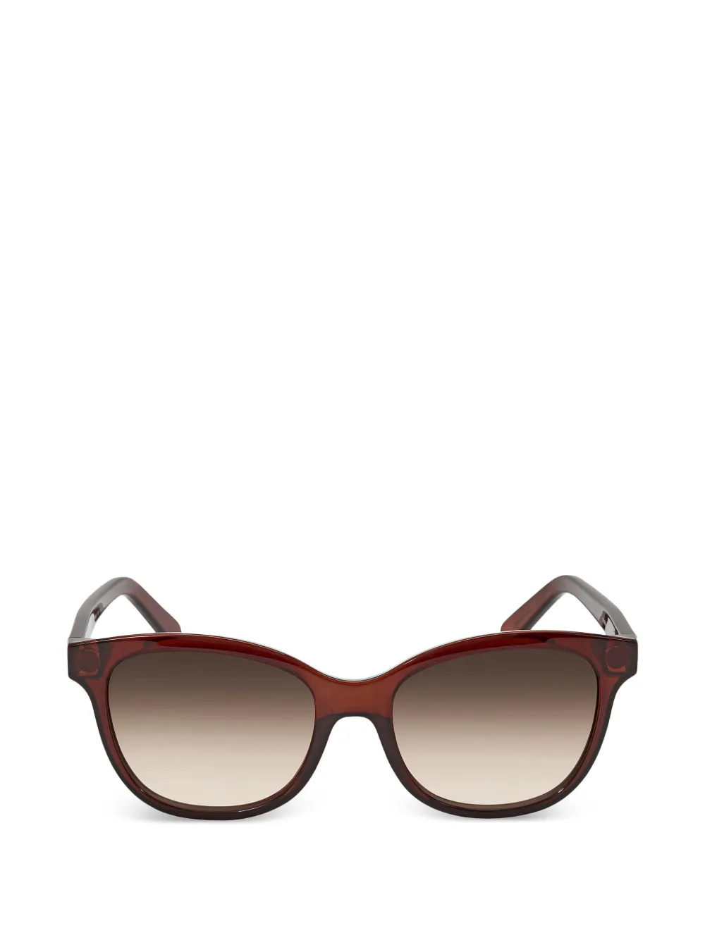 Ferragamo cat-eye full-rim sunglasses - Marrone