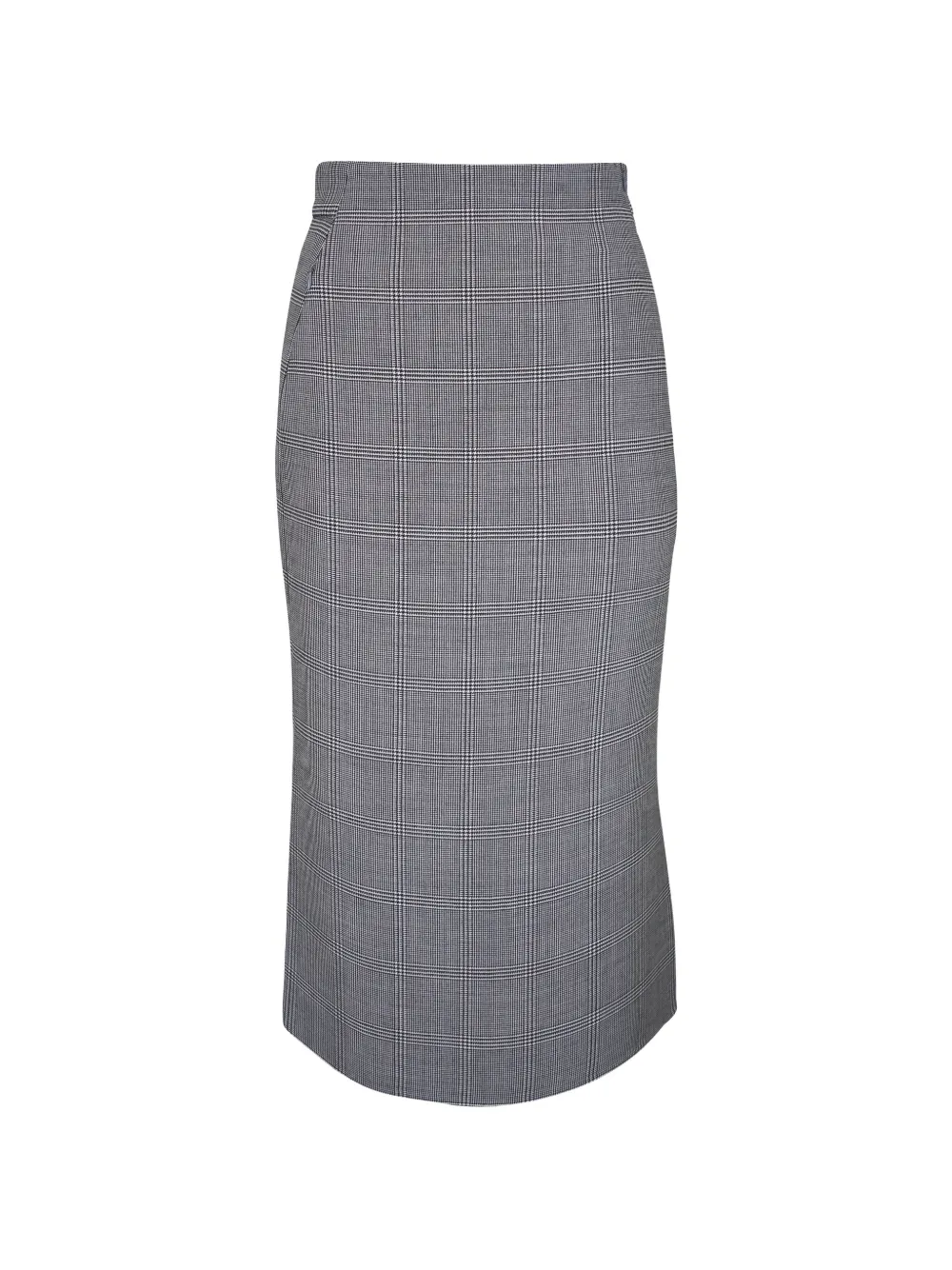 Akris Gonna midi a quadri - Grigio