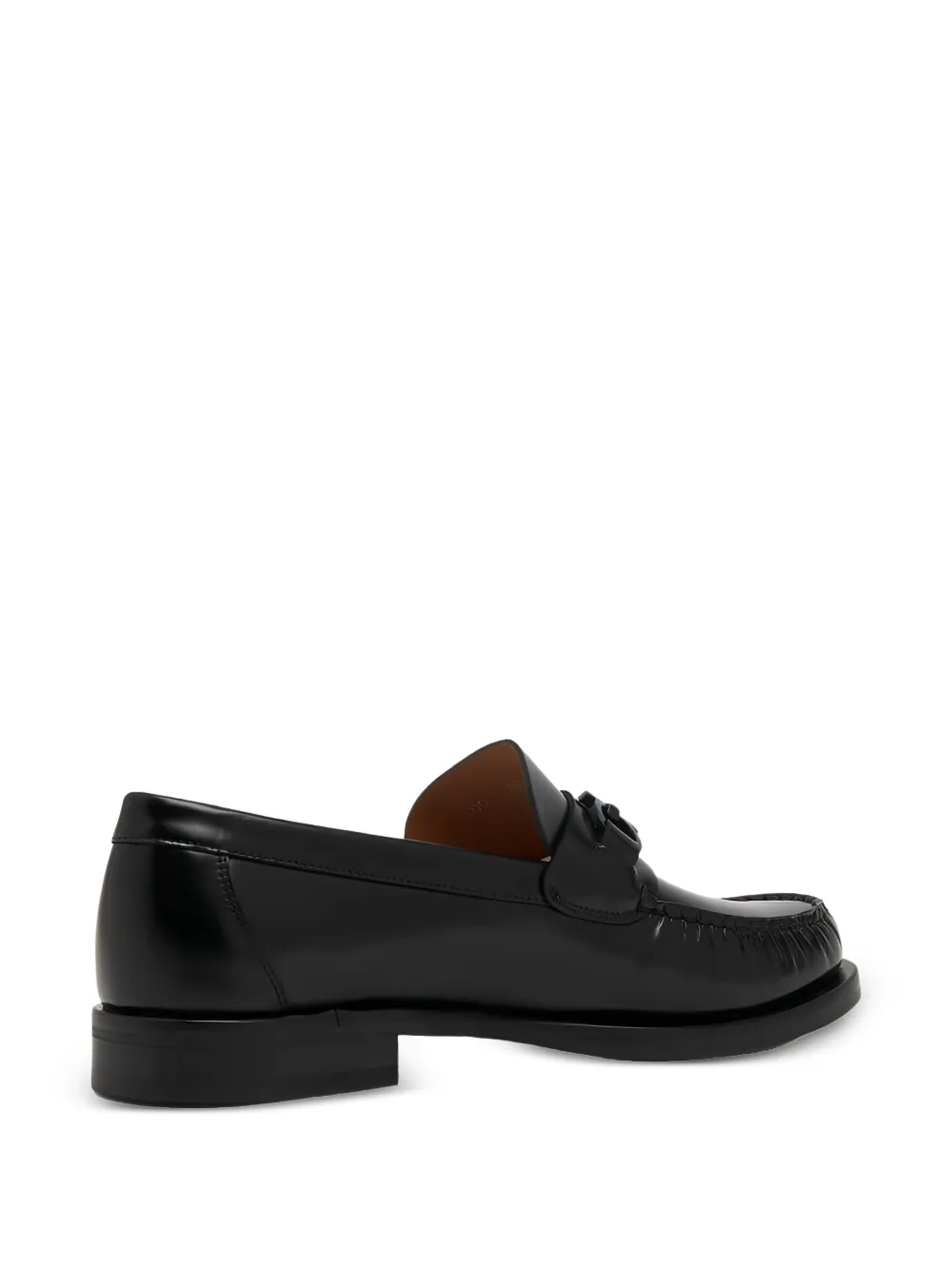 Ferragamo gancini-detail loafers Zwart
