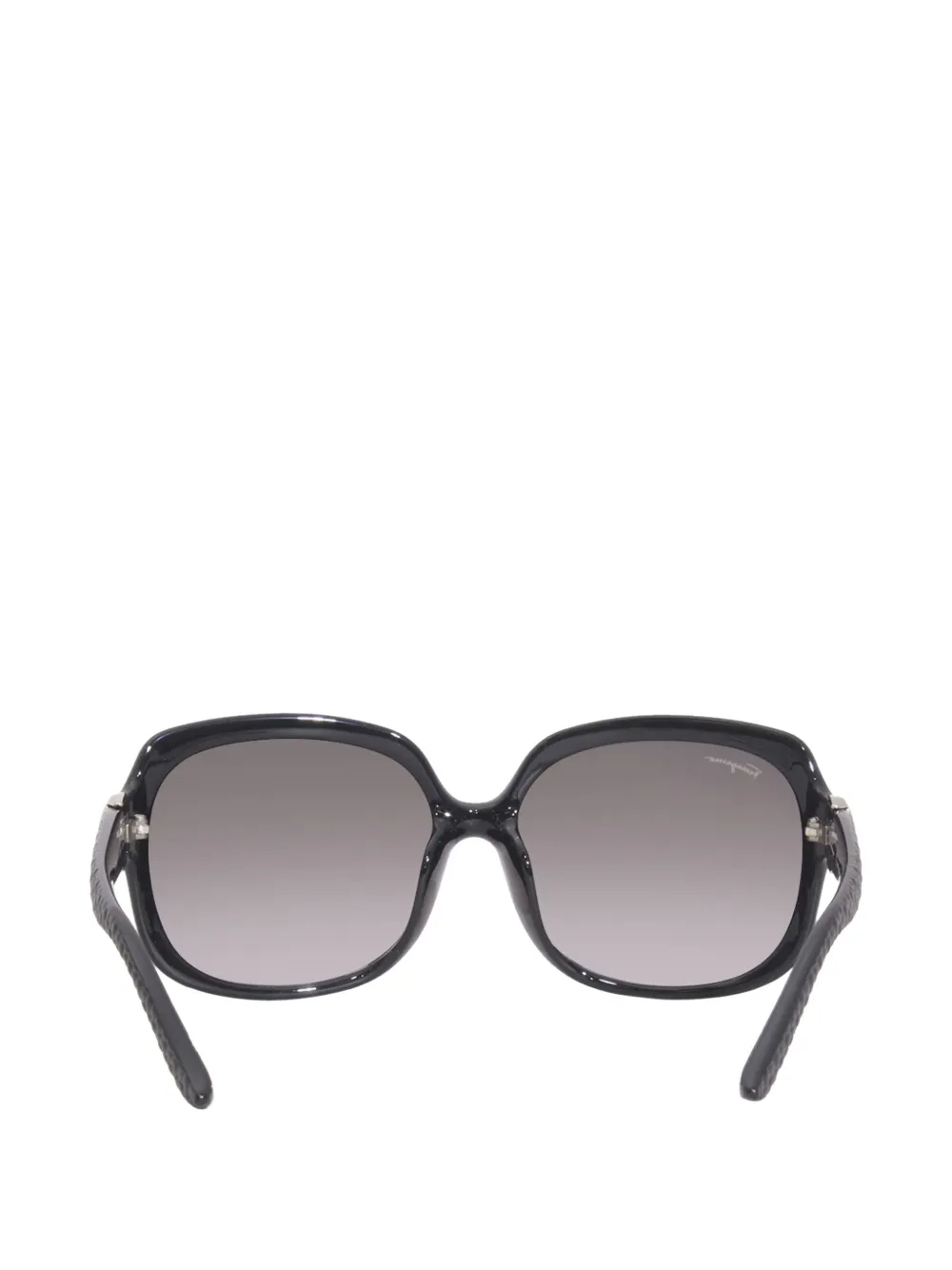 Ferragamo Eyewear Zonnebril met oversized montuur Zwart