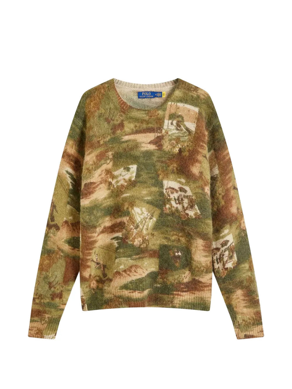 Polo Ralph Lauren patterned crewneck sweater - Grün