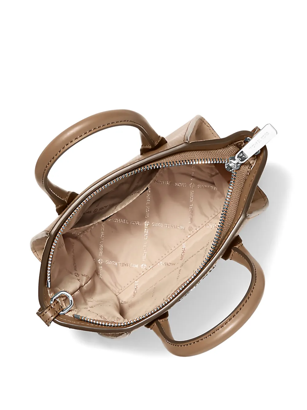 Michael Kors Leren crossbodytas Beige