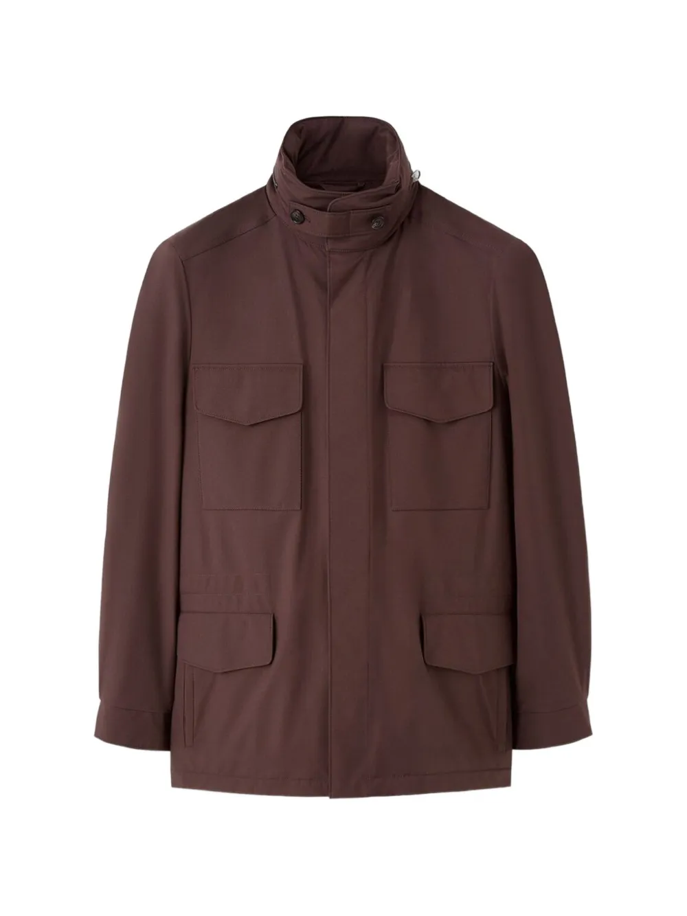 Loro Piana buttoned pocket jacket - Braun
