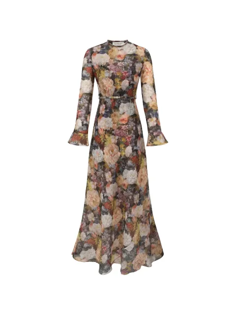 ZIMMERMANN Alchemy Sheath floral-print maxi dress